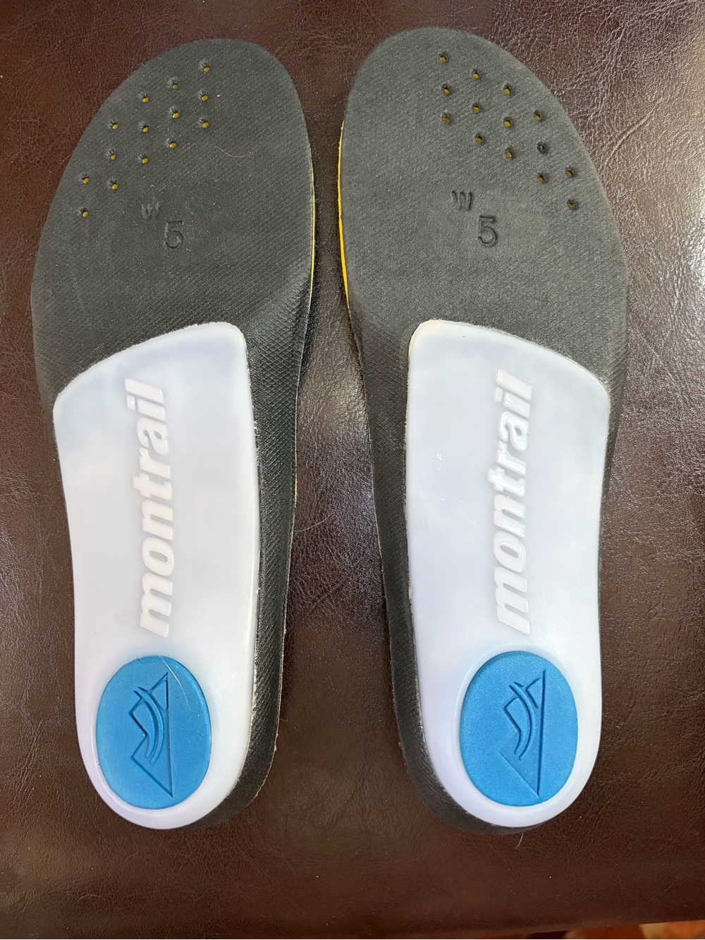 Montrail Women's Black and Orange Performance Insoles - Picture 2 of 6